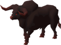 Demonic Brutus from Old School RuneScape
